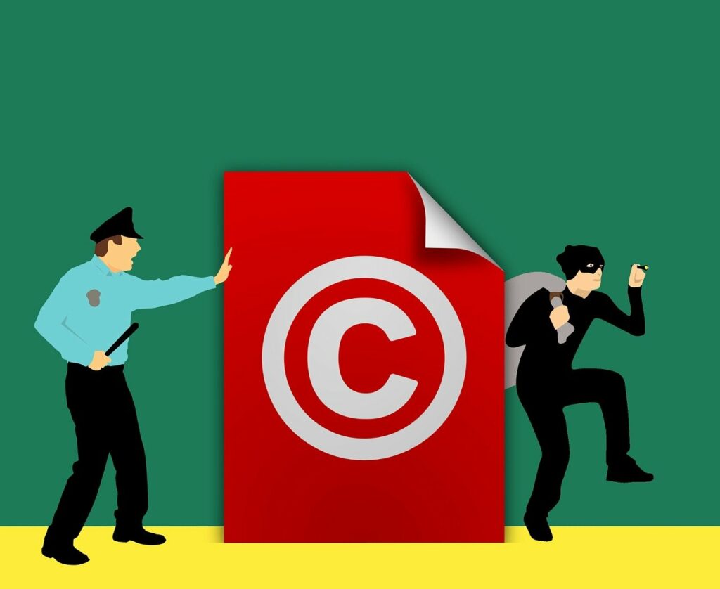 copyright, stealing, asset